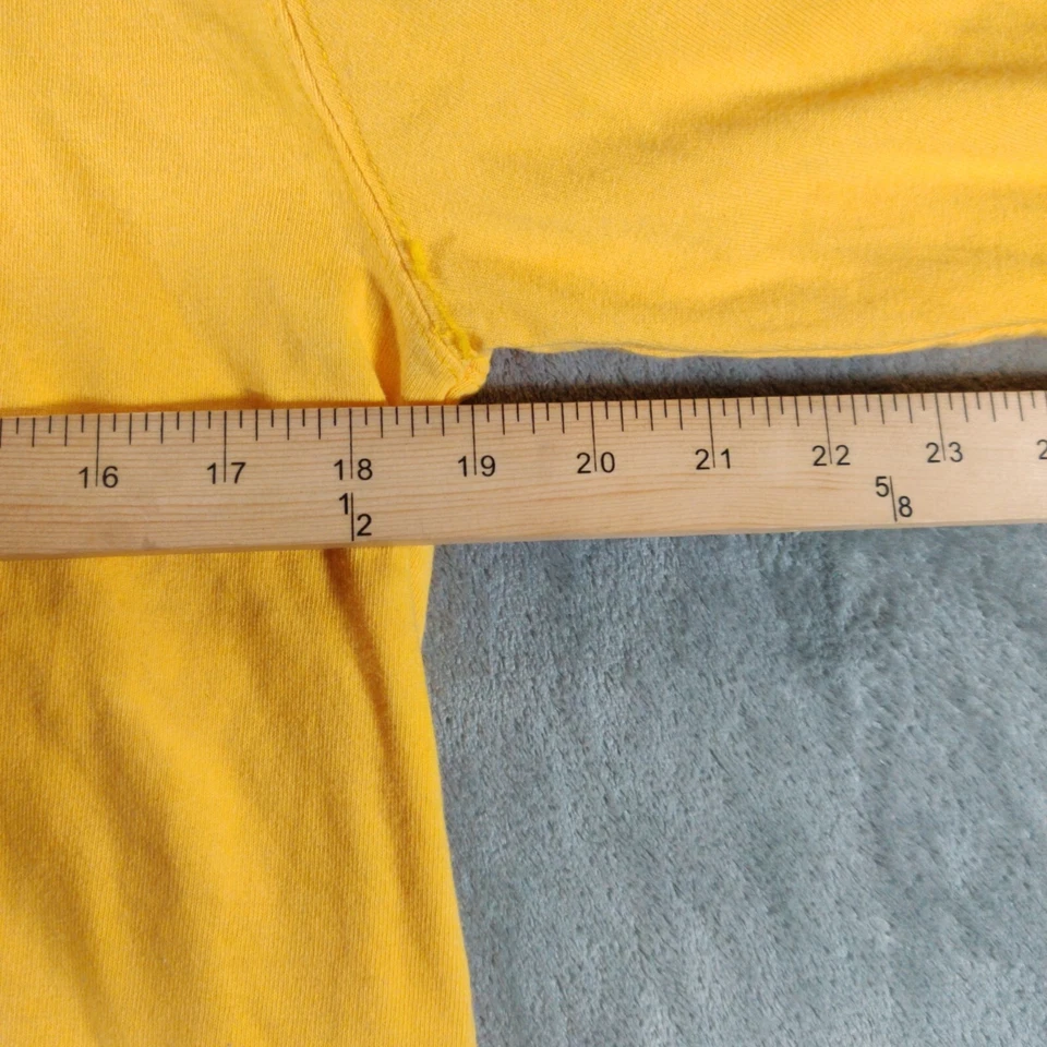 Camisa Rocawear Niños Grande 14/16 Amarilla Manga Larga Bordada Parche Pecho Y2k Foto 4 de 4