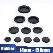 Blanking Grommets Rubber Grommet Closed Gromet Blind Plug Bung Bungs - All Sizes