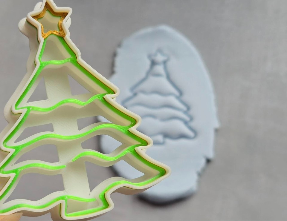 Biscuits / Cookie Cutter, Christmas Tree Decoration, Fondant Cookie