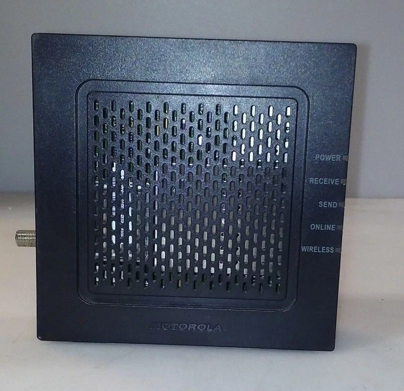 Motorola SBG901 DOCSIS 2.0 Wireless G Cable Modem Tested Working Sold As Is. - Image 3 of 4