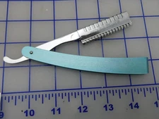 Vintage Weck Hair Shaper, Folding Razor, Blue