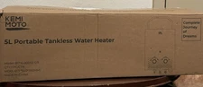 KEMI MOTO Portable Propane Water Heater Tankless Outdoors 5L for RV Camping