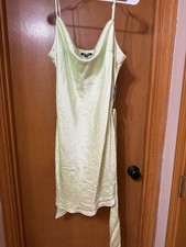 Women'slime Green Express Dress Size Large NWT