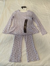 Member's Mark Girls 2-Piece Playwear Set, Pull-On, Long Sleeve 3T Purple
