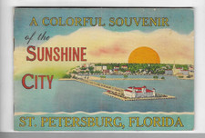 SOUVENIR BOOKLET-ST. PETERSBURG, FLORIDA