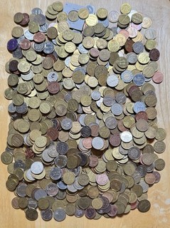 9 Pound Lot of Branded Gaming Tokens Great Variety of Tokens and Locations