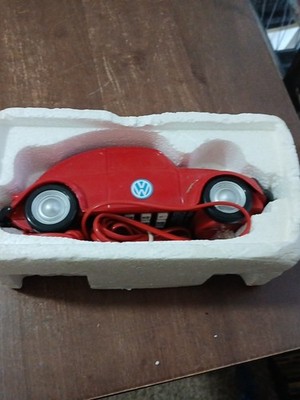 Vintage Columbia Telephone VW 328 Volkswagen Beetle Red Touch Tone Push Button