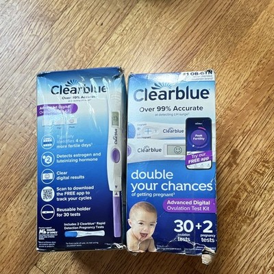 Clearblue Advanced Digital Ovulation Test Kit 30 Ovulation  2 Pregnancy Tests 2