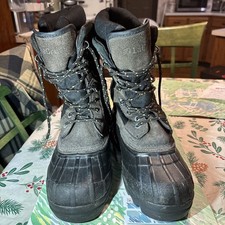 LaCrosse Thermolite Insulated Leather Winter Snow Boots Mens Size 9M Brown/Black