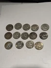 14 FRANKLIN Liberty Bell Half Dollar 90% silver Circulated Coins 175 Grams