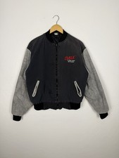Vintage 80s DARE Jacket M Black Made In USA Zip D.A.R.E. UNION MADE