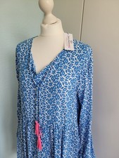NEU  Zwillingsherz Viskose Kleid Tunika Häng...