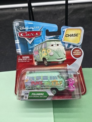 HTF Disney Pixar Cars Fillmore with Organic Gas Cans Chase Car MIP