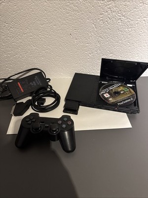Sony Playstation 2 Konsole Slim Set - Schwarz (SCPH-75004)