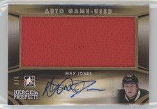 2015-16 Leaf ITG Heroes & Prospects Jersey Gold 1/1 Max Jones #AG-MJ1 Auto 4f5