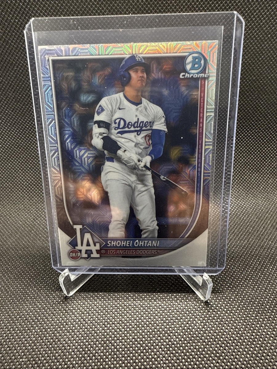 大谷翔平　bowman mega box green 2025 Bowman Chrome SHOHEI OHTANI Mega Box MOJO Refractor Los