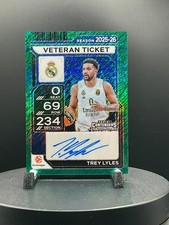 2025-26 Contenders EuroLeague Premium Ticket Auto Green Shimmer Trey Lyles