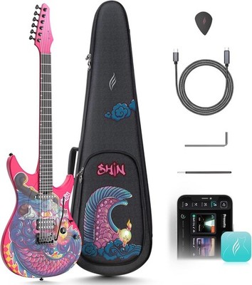 ENYA Inspire Doragon Smart Electric Carbon Fiber Guitar 15W Wireless Speaker