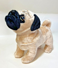 12 Inches Brown Pug Dog Plush Doll Stuffed Animals Toy Plush Dog