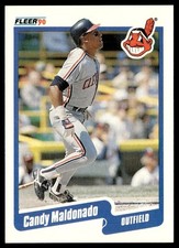 1990 Fleer Update Candy Maldonado Cleveland Indians #U-93