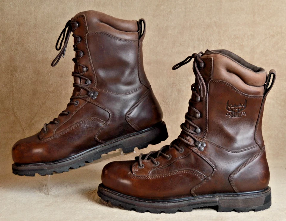 Cabela's Men's 10.5 D Outfitters Series Boots Insulated Gore-Tex Waterproof Brow - Image 3 of 4