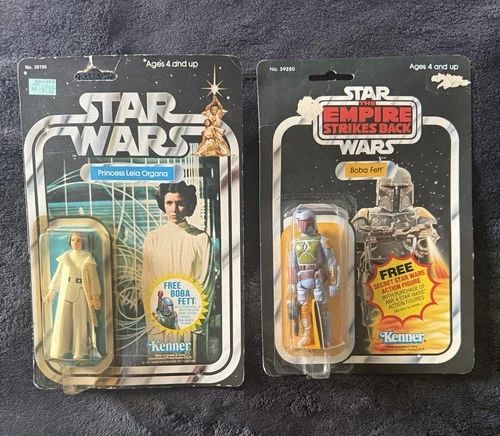 New ListingKenner Star Wars Princess Leia Organa & Boba Fett Action Figures
