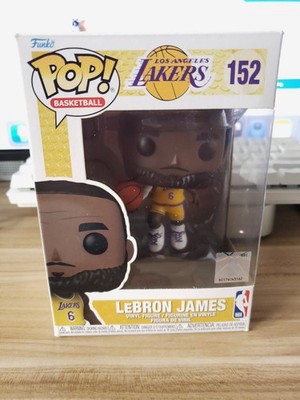 NBA Los Angeles Lakers Lebron James #152 Funko Pop Yellow Lakers Jersey Open