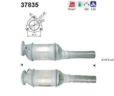 AS Katalysator 37835 für VW GOLF 2 19E 1G1 VENTO 1H2 3 Variant 1H5 PASSAT B3 B4