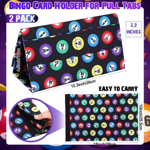 2 Stück Bingo Kartenhalter für Zuglaschen Spielkartenhalter Bingo Zubehör... - Bild 2 von 7
