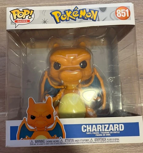 Charizard 10” Funko Pop! #851 Games Jumbo Vinyl Figure Pokémon Target Exclusive