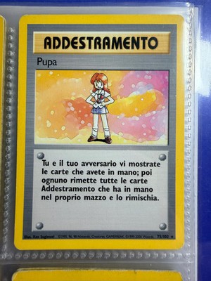 Pupa 75/102 Base Set ITA Front NM Back NM