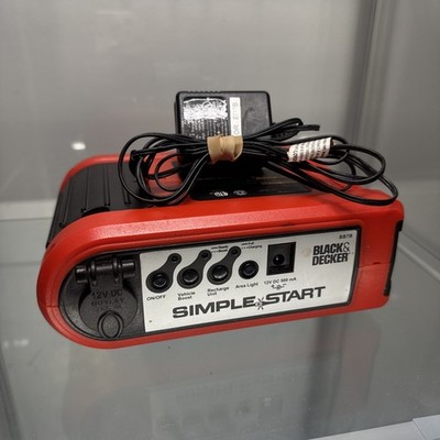 Black & Decker Simple Start BB7B Vehicle Battery Booster Jump Starter 12V