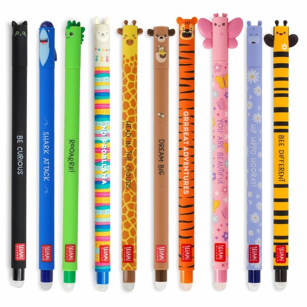 Legami Erasable Gel Pen Set 10-Tlg. LöSchbare Gelstifte Gelschreiber Radierbar-image