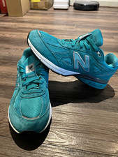 New Balance 990v4 Men’s Sneaker Made in USA Teal Low Top Lace Up Sz 6.5