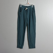 Cat  Jack Kids Blue/Green Waffle Knit Joggers SweatPants Girls Large 10/12 