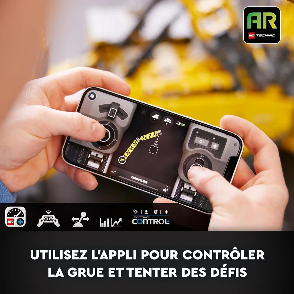 LEGO Technic 42146 La Grue sur Chenilles Liebherr LR 13000, Maquette Engin de Ch - Photo 4/4