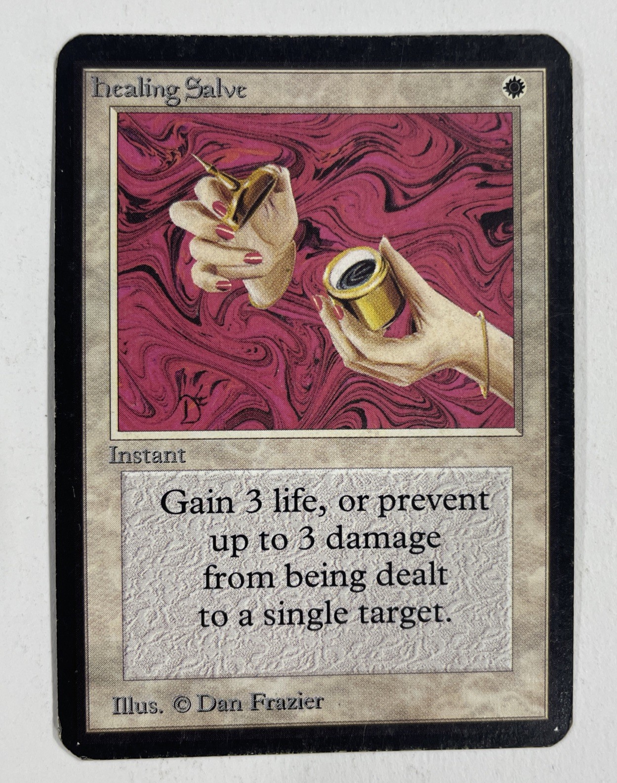 Healing Salve Alpha MP Moderate Play MTG Magic The Gathering A