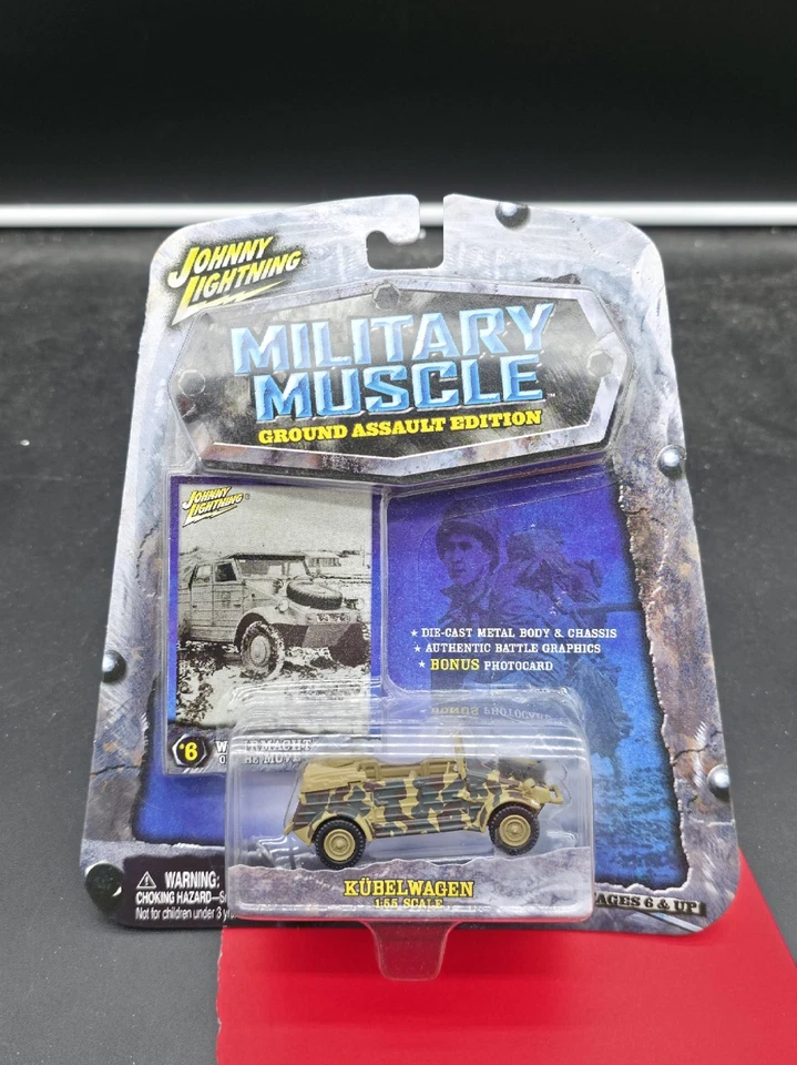 Johnny Lightning Military Muscle WWII German Kubelwagen #6 1:55 Scale (B16) - Image 2 of 3
