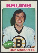1975-76 Topps #269 Don Marcotte Boston Bruins