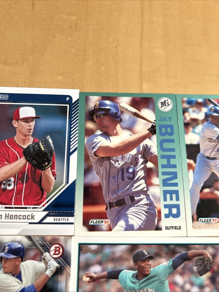 Colección de tarjetas de béisbol de los Marineros de Seattle (10 tarjetas) Foto 3 de 4