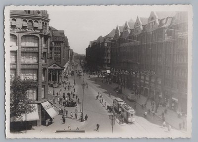 Hamburg 1932 - Mönkebergstraße BUBAG Berlitz School - Altes Foto 1930er