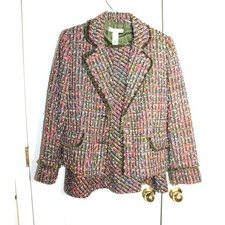 Vintage Wool Blend Tweed Boucle Skirt Suit by Pursuits Ltd sz 10