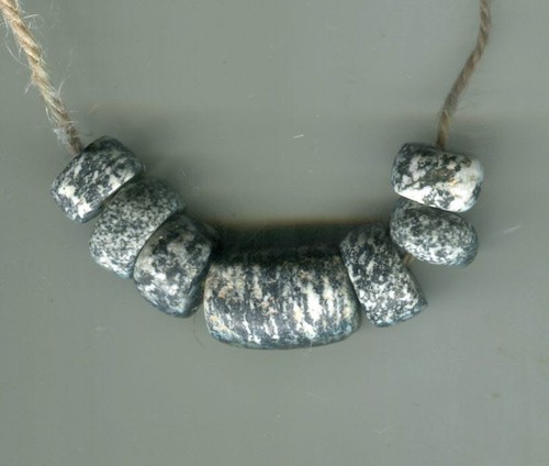 African Trade beads Antique Ancient Dogon old granite stone beads Djenne Mali