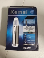 Kemei 4-IN-1 Electric Nose Hair Trimmer Mens Cordless Beard Shaver Kit Low Noise