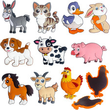 Fridge Magnets for Toddlers Farm Animals, Toddler Refrigerator Magnets for Kids