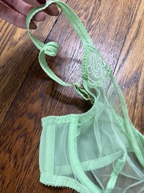 Agent Provocateur Mint Green Mesh Tulle Bra 32C