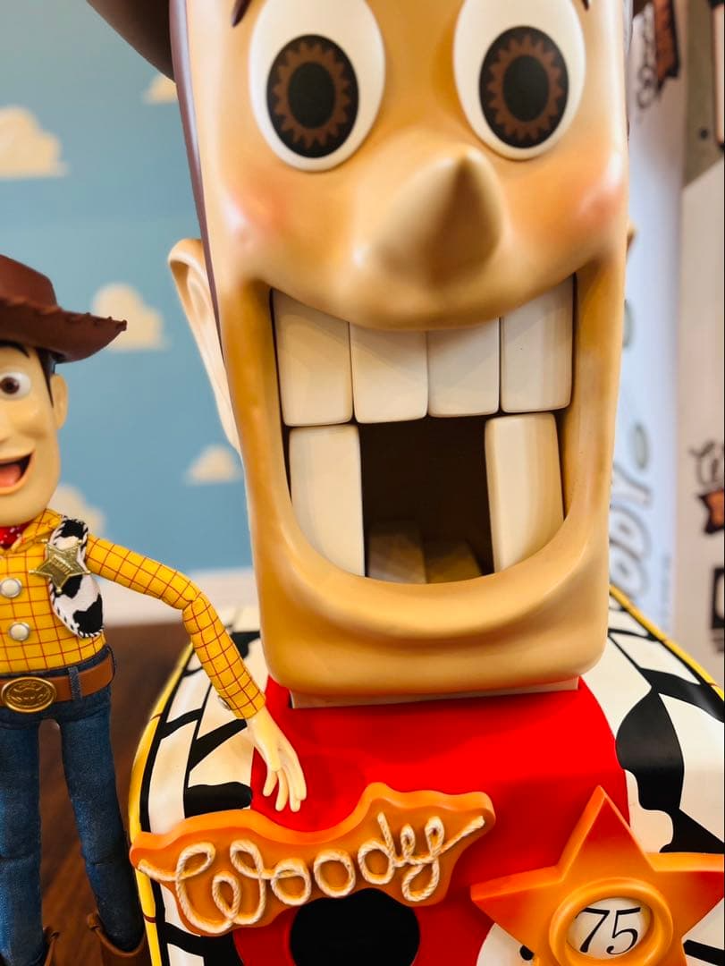 Ball Toss woody Pixar Happy Lottery DISNEY PIXAR very good japan