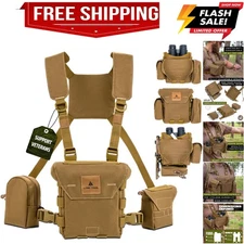 Waterproof Binocular Harness Chest Pack - Lightweight Bino Harness With Range...
