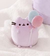 New Pusheen 15th Anniversary Squisheen Plush Holding Balloons
