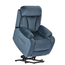 Power Lift Recliner Chair for Elderly Electric Reclining Sofa w/ Side Pocket